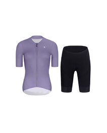 RIVANELLE maillot corto y pantalón corto - ELEVATE - negro/púrpura